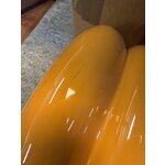 Orange flower pot (rudi) with cosmetic flaws