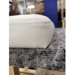 White soft chair (with beauty defects, hall sample)
