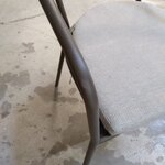 Dark gray garden chair yanet (laforma) in a box, missing
