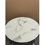 Coffee table with imitation marble (antigua) with beauty flaws.
