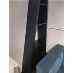 Black design shelf by Arne (tema home) with beauty flaws.