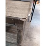 Solid wood coffee table (donatien) with a beauty flaw
