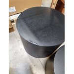 Juodas kavos staliukų komplektas (dan) su grožio defektu