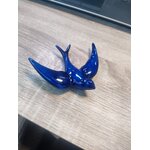 Decorative statues 2 pcs swallows (adapta blue)