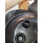 Black candlestick hayden (boltze) with beauty flaw