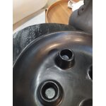 Black candlestick hayden (boltze) with beauty flaw