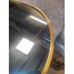 Зеркало настенное овальное костяное (garpe interiores) 50х100 с золотой рамой