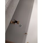 Light beige sofa bed fano (besolux) with a beauty flaw