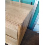 Light brown bedside table (noel) with cosmetic defects