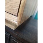 Light brown bedside table (noel) with cosmetic defects