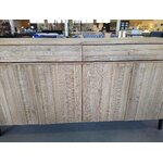 Design solid wood cabinet with enso (la forma) beauty flaw