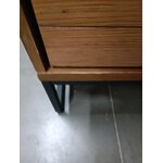 Light brown design cabinet (dalarna) with cosmetic defects.