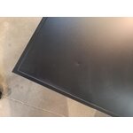 Black metal coffee table (neptune) severe beauty flaws
