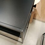 Juodo metalo konsolinis staliukas (Neptun)