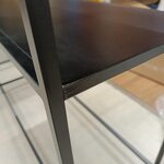 Juodo metalo konsolinis staliukas (Neptun)