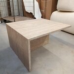 Travertīna kafijas galdiņš Distinct (Ferm Living)