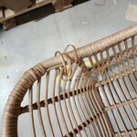 Brūni balts dārza krēsls (Costa)