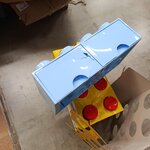 Zila atvilktņu kastes ķieģelis (Lego)