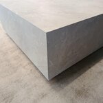 Šviesus marmuro imitacijos kavos staliukas (lesley) su kosmetiniu defektu