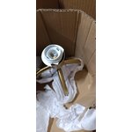 Aukso ir baltos spalvos lubinis šviestuvas (Gianna)