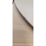 Smėlio spalvos apvalus valgomojo stalas (Menorka), d=100