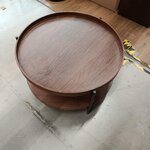 Brown Round Coffee Table (Renee)