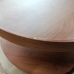 Brown Round Coffee Table (Renee)