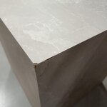 Light Grey Marble Imitation Coffee Table (Lesley)