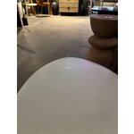 Valkoinen soikea sohvapöytä (Anaya)