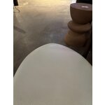 Valkoinen soikea sohvapöytä (Anaya)