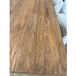 Teak design dining table (table) 220x100 with cosmetic flaws