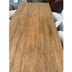 Teak design dining table (table) 220x100 with cosmetic flaws