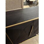 Tumši brūns zems masīvkoka skapis (Harry)