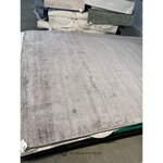 Dark gray hand-woven viscose rug (jane) 200x300 with a beauty flaw