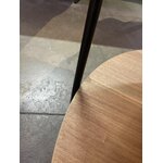 Light brown coffee table (renee) d=69cm small beauty flaw