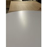 White round design dining table (sahra) with beauty flaws