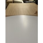 White round design dining table (sahra) with beauty flaws