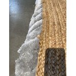 Beige jute carpet (sharmila) 160x230cm with blemishes