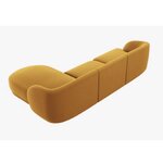 Dark yellow corner sofa miley (micadon home) intact