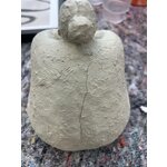 Decorative statue of big woman (hd collection) with flaws.