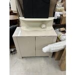Cream cabinet (liv) with cosmetic flaws