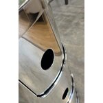 Hõbedane Disain Öökapp Componibili (Kartell)