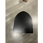 Rottinki-sivupöytä, jossa renkaat (versmissen) ja kosmeettisia virheitä.