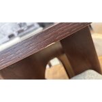 Tummanruskea pyöreä ruokapöytä (Apollo) D=100