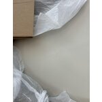 Светло-серый дизайнерский журнальный столик (пьетра) с недостатками красоты