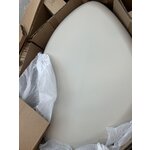 Светло-серый дизайнерский журнальный столик (пьетра) с недостатками красоты