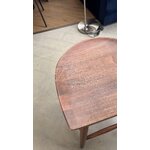 Tamsiai ruda mango medienos baro kėdė (Nino), aukštis = 66