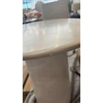 Balts apaļš kafijas galdiņš (Jael)