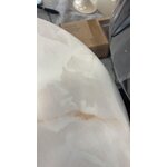 Balts apaļš kafijas galdiņš (Jael)