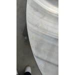 Sudraba ovāls ēdamgalds (Festin) 200x100